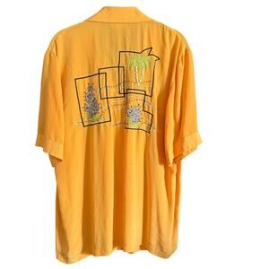 90s Vintage BLUE ICE Silk Western Embroidered Beaded Short Sleeve blouse Size 12